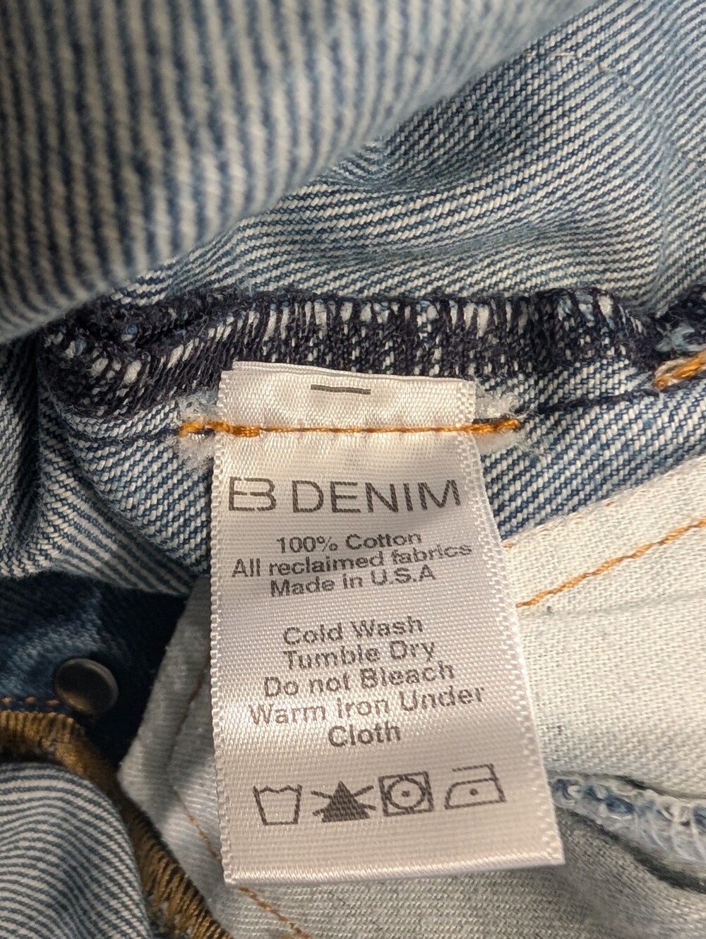 EB Denim "Unraveled" Reconstructed Straight Leg Jeans - Size 30 - Picture 10 of 16